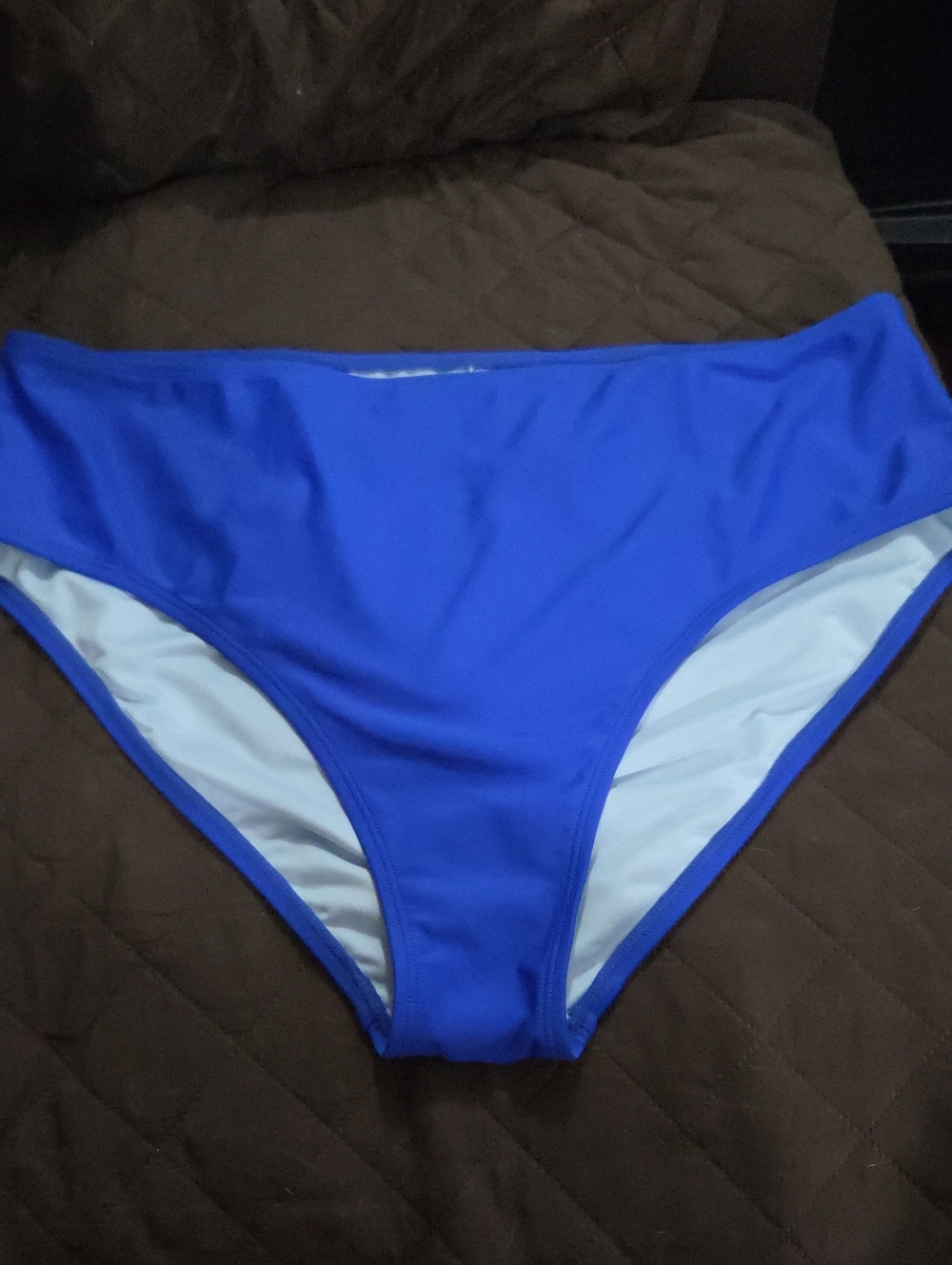 Cupshe High-Waist Women’s Swim Bottoms - Blue XL